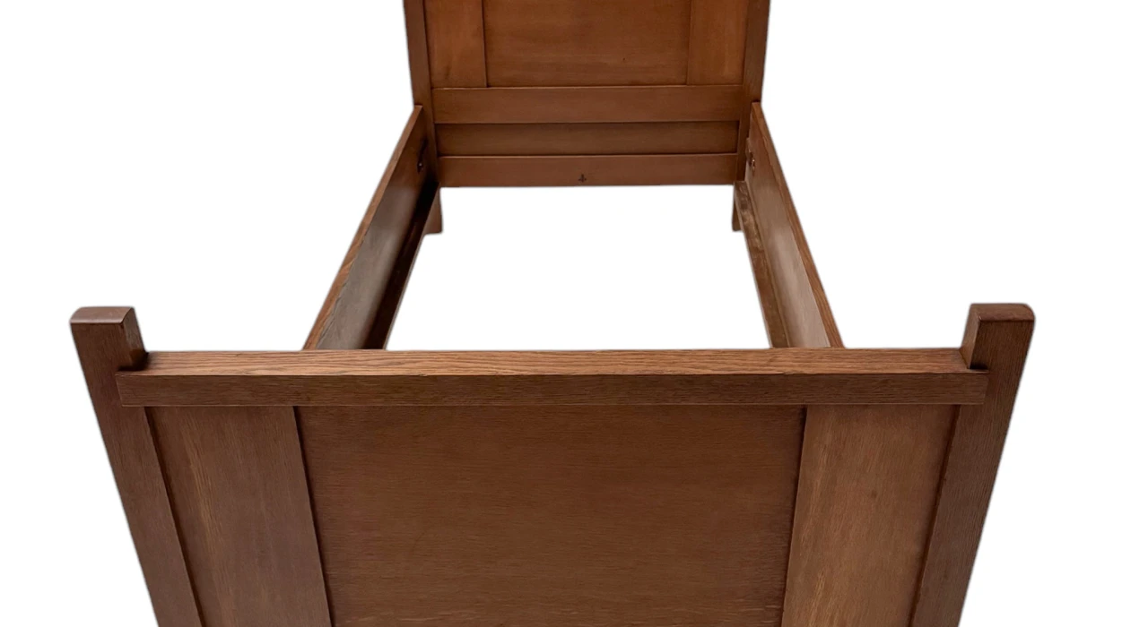 Hendrik Wouda Art Deco Modernist Single Bed for Pander, 1924